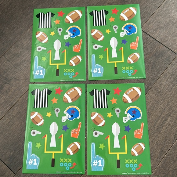 Sports Champ Stickers, Kids Crafts, Paper Color Stickers, Invitation Cards, Play - Picture 4 of 6